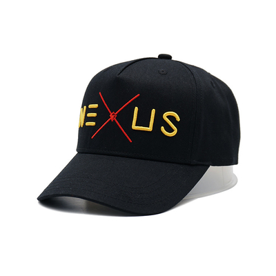 Custom Structured Baseball Cap Dengan Sweatband Baja Dan Penutupan Tali Yang Bisa Disesuaikan