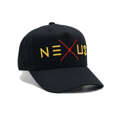 Custom Structured Baseball Cap Dengan Sweatband Baja Dan Penutupan Tali Yang Bisa Disesuaikan
