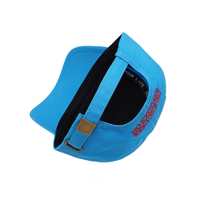 Pakaian katun yang dapat disesuaikan dengan topi bisbol dengan tali yang dapat disesuaikan dan jahitan yang diperkuat
