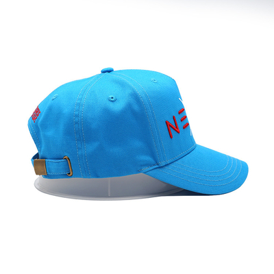 Pakaian katun yang dapat disesuaikan dengan topi bisbol dengan tali yang dapat disesuaikan dan jahitan yang diperkuat