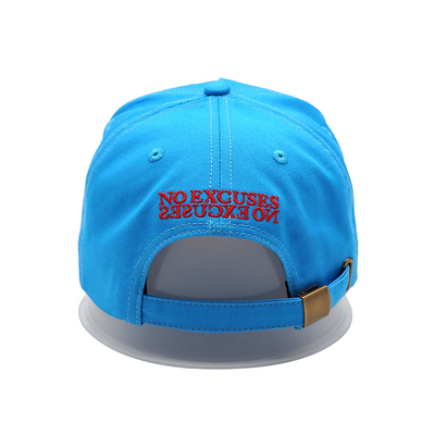 Pakaian katun yang dapat disesuaikan dengan topi bisbol dengan tali yang dapat disesuaikan dan jahitan yang diperkuat