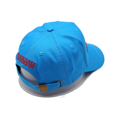 Pakaian katun yang dapat disesuaikan dengan topi bisbol dengan tali yang dapat disesuaikan dan jahitan yang diperkuat