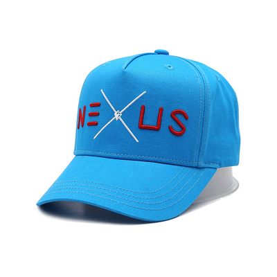 Pakaian katun yang dapat disesuaikan dengan topi bisbol dengan tali yang dapat disesuaikan dan jahitan yang diperkuat