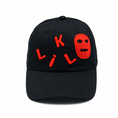 Profil Unconstructed 6 Panel Baseball Cap Dengan Warna yang Dapat Dikustomisasi Dan Jahitan yang Diperkuat