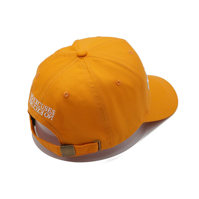 Tali yang dapat disesuaikan Profil visor melengkung Baseball Cap dengan jahitan warna kain yang terkoordinasi