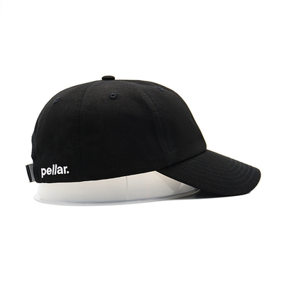 Unstructured 6 Panel Baseball Cap With Curved Visor Customize Color Konstruksi panel depan