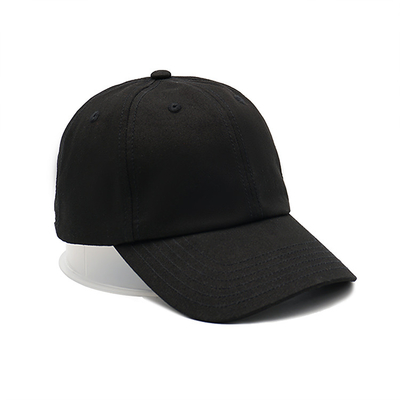 Unstructured 6 Panel Baseball Cap With Curved Visor Customize Color Konstruksi panel depan