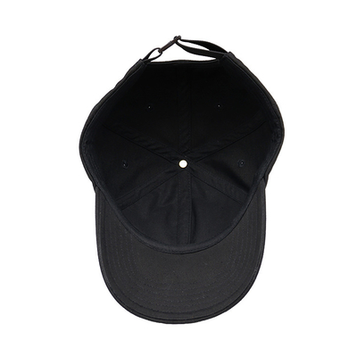 Unstructured 6 Panel Baseball Cap With Curved Visor Customize Color Konstruksi panel depan