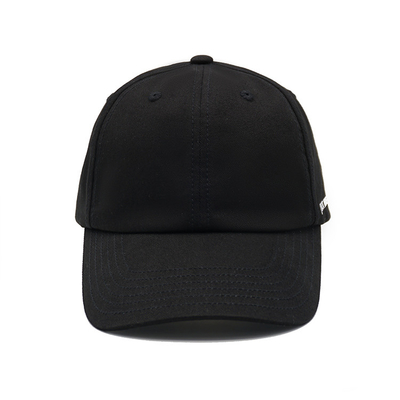 Unstructured 6 Panel Baseball Cap With Curved Visor Customize Color Konstruksi panel depan