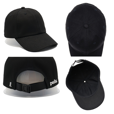 Unstructured 6 Panel Baseball Cap With Curved Visor Customize Color Konstruksi panel depan