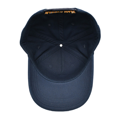 Dibangun 5 Panel Baseball Cap Dengan Mencocokkan jahitan Diperkuat jahitan Soft Sweatband