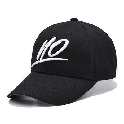 Sesuaikan Panel Depan 6 Panel Konstruksi Baseball Cap Dengan Logo bordir
