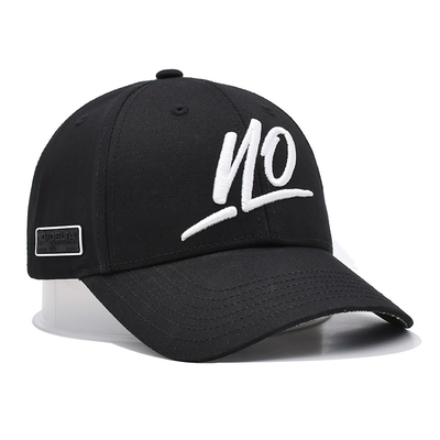 Sesuaikan Panel Depan 6 Panel Konstruksi Baseball Cap Dengan Logo bordir