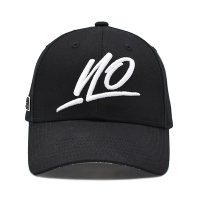 Sesuaikan Panel Depan 6 Panel Konstruksi Baseball Cap Dengan Logo bordir