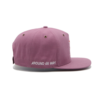 Kapas Topi Snapback Pinggiran Datar Topi Bisbol Dapat Disesuaikan Desain Unisex