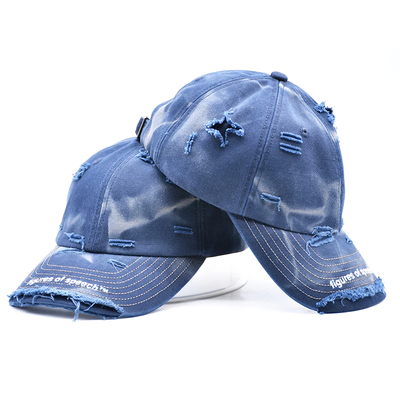 Custom bordir topi bisbol adjustable melengkung tepi kapas tidak terstruktur olahraga Ayah topi