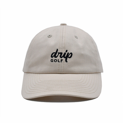 Custom bordir topi bisbol dengan tali yang disesuaikan dan gesper logam