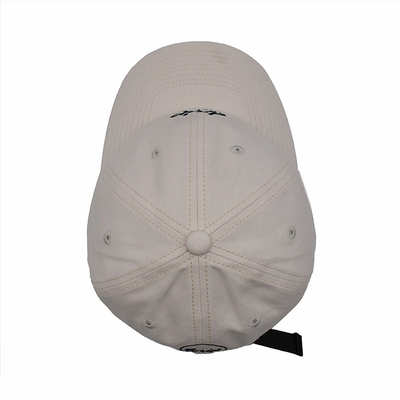 Custom bordir topi bisbol dengan tali yang disesuaikan dan gesper logam
