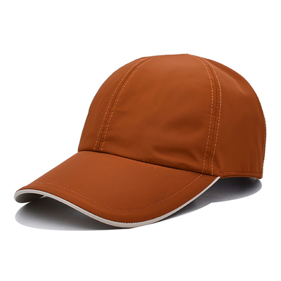 Topi khusus dengan tepi melengkung dan penutupan kabel logam yang dapat disesuaikan dengan tali velcro
