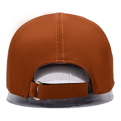 Topi khusus dengan tepi melengkung dan penutupan kabel logam yang dapat disesuaikan dengan tali velcro