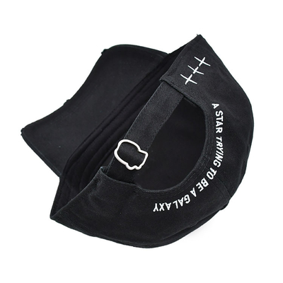 Topi Baseball Bersulam Dengan Tali Logam Custom Bisa Menggantikan Logo Anda