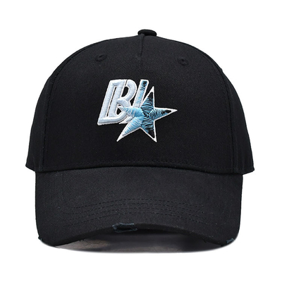 Topi Baseball Bersulam Dengan Tali Logam Custom Bisa Menggantikan Logo Anda