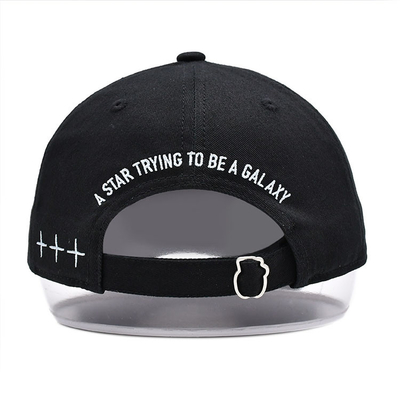 Topi Baseball Bersulam Dengan Tali Logam Custom Bisa Menggantikan Logo Anda