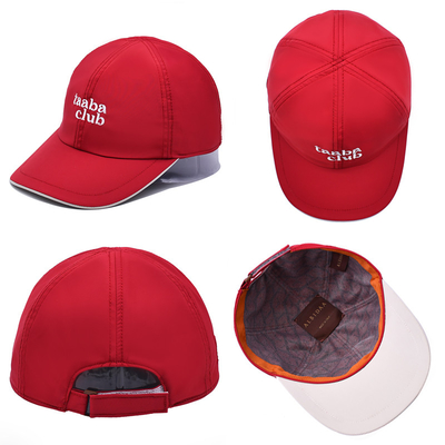 Topi Baseball Bordir Dengan Visor melengkung Untuk Sublimasi Lining Pakai Sehari-hari