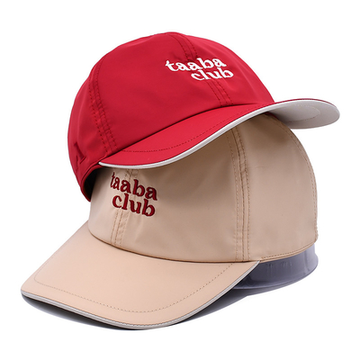 Topi Baseball Bordir Dengan Visor melengkung Untuk Sublimasi Lining Pakai Sehari-hari