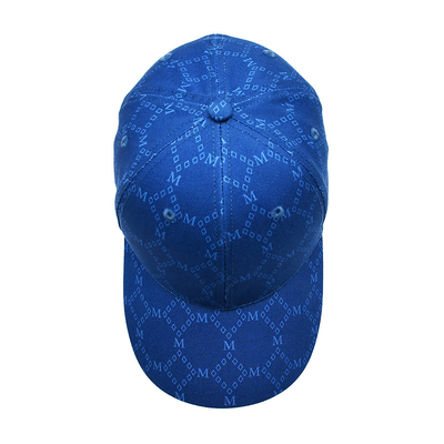 Topi Jacquard khusus dengan visor melengkung dan tali yang dapat disesuaikan dengan mata bordir yang cocok dengan warna kain