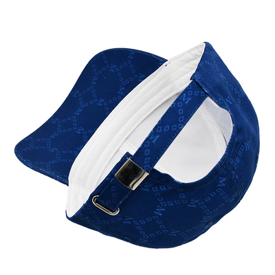 Topi Jacquard khusus dengan visor melengkung dan tali yang dapat disesuaikan dengan mata bordir yang cocok dengan warna kain