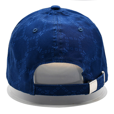Topi Jacquard khusus dengan visor melengkung dan tali yang dapat disesuaikan dengan mata bordir yang cocok dengan warna kain