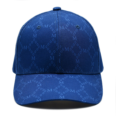 Topi Jacquard khusus dengan visor melengkung dan tali yang dapat disesuaikan dengan mata bordir yang cocok dengan warna kain