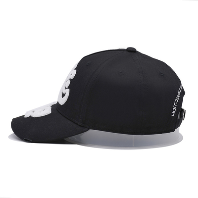 Topi Baseball Bersulam dengan Pintu melengkung Dan Genggam Logam Custom