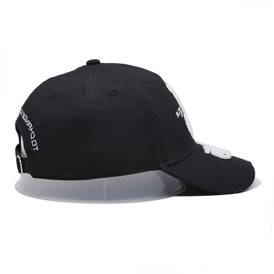 Topi Baseball Bersulam dengan Pintu melengkung Dan Genggam Logam Custom