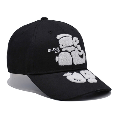Topi Baseball Bersulam dengan Pintu melengkung Dan Genggam Logam Custom