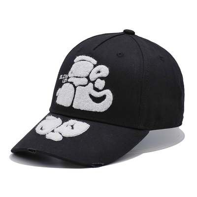Topi Baseball Bersulam dengan Pintu melengkung Dan Genggam Logam Custom