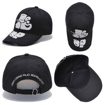 Topi Baseball Bersulam dengan Pintu melengkung Dan Genggam Logam Custom