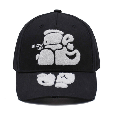 Topi Baseball Bersulam dengan Pintu melengkung Dan Genggam Logam Custom