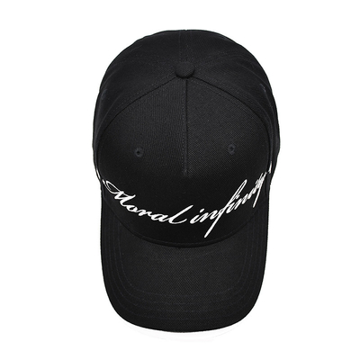 100% katun Struktural Mahkota melengkung Visor Baseball Caps Untuk Setiap Usia