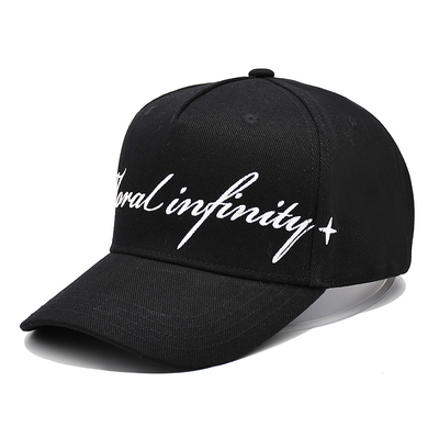 100% katun Struktural Mahkota melengkung Visor Baseball Caps Untuk Setiap Usia