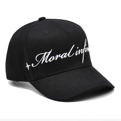 100% katun Struktural Mahkota melengkung Visor Baseball Caps Untuk Setiap Usia
