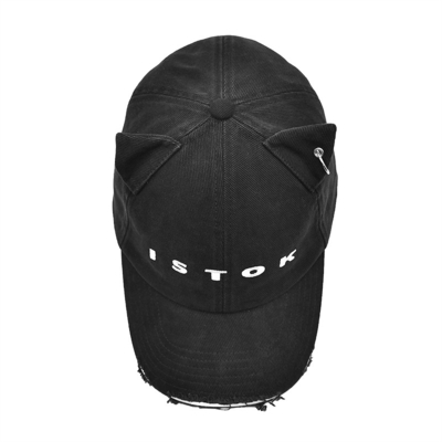 Curved Visor 6 Panel Baseball Cap Sesuaikan Gaya Anda dengan Cotton dengan Distressed