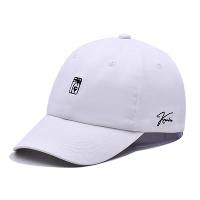 6 Eyelets Six-Panel Baseball Cap Untuk Personalisasi bordir