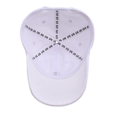 6 Eyelets Six-Panel Baseball Cap Untuk Personalisasi bordir