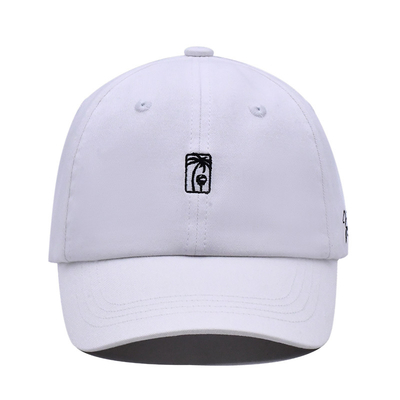 6 Eyelets Six-Panel Baseball Cap Untuk Personalisasi bordir