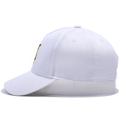 Cap Baseball Berstruktur Lima Panel Dengan Merek Logo yang Diukir