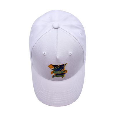 Cap Baseball Berstruktur Lima Panel Dengan Merek Logo yang Diukir