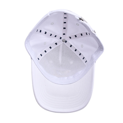 Cap Baseball Berstruktur Lima Panel Dengan Merek Logo yang Diukir