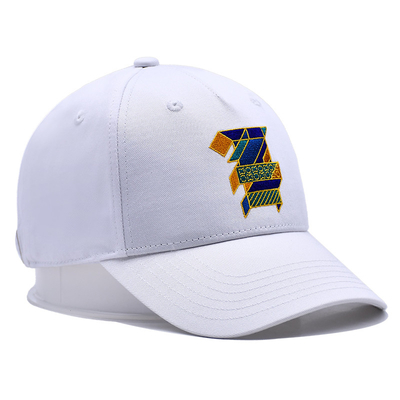 Cap Baseball Berstruktur Lima Panel Dengan Merek Logo yang Diukir